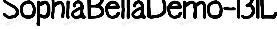 SophiaBellaDemo-131L字体转换