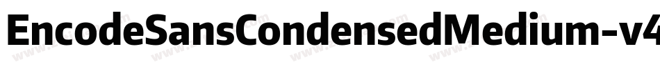 EncodeSansCondensedMedium-v49M字体转换