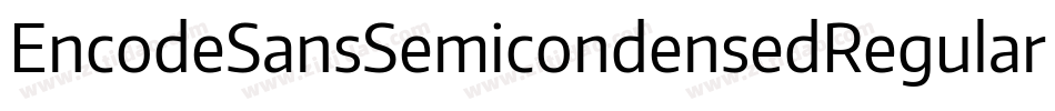 EncodeSansSemicondensedRegular-XBwd字体转换