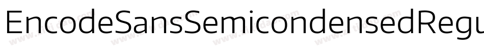 EncodeSansSemicondensedRegular-XBwd字体转换