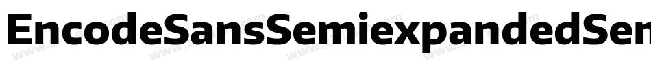 EncodeSansSemiexpandedSemibold-ZMm8字体转换