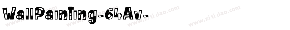 WallPainting-64Av字体转换