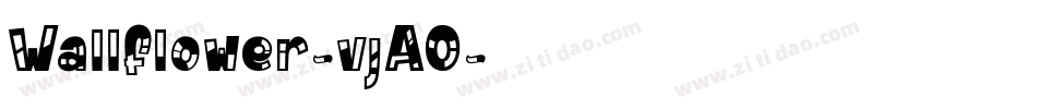 Wallflower-vjAO字体转换