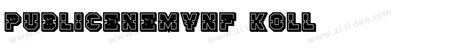 PublicEnemyNf-KOLl字体转换