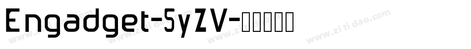 Engadget-5yZV字体转换