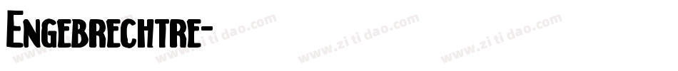 Engebrechtre字体转换