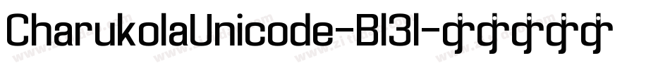 CharukolaUnicode-Bl3l字体转换