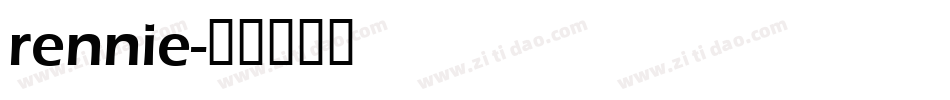 rennie字体转换