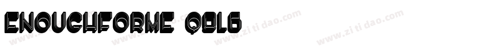 EnoughForMe-q8l6字体转换