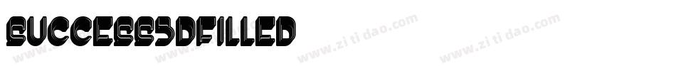 Success3DFilled字体转换