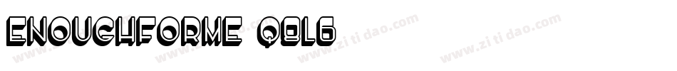 EnoughForMe-q8l6字体转换