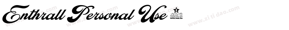 Enthrall-Personal-Use-2字体转换
