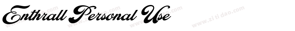 Enthrall-Personal-Use字体转换