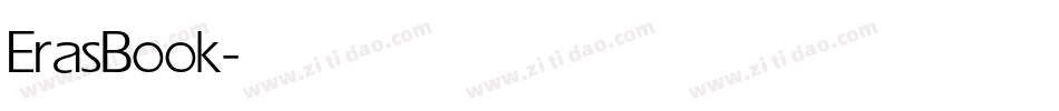 ErasBook字体转换