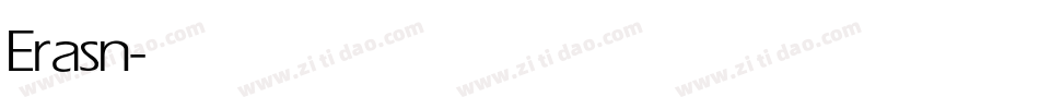 Erasn字体转换