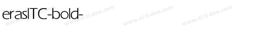 eraslTC-bold字体转换