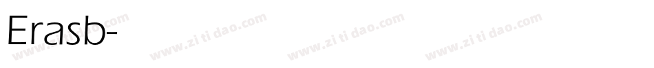 Erasb字体转换