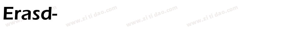 Erasd字体转换