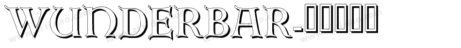 Wunderbar字体转换