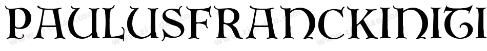 PaulusFranckInitialen字体转换