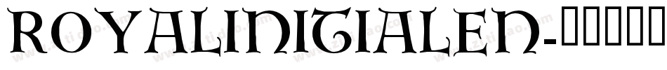 RoyalInitialen字体转换