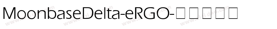 MoonbaseDelta-eRGO字体转换