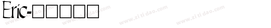 Eric字体转换