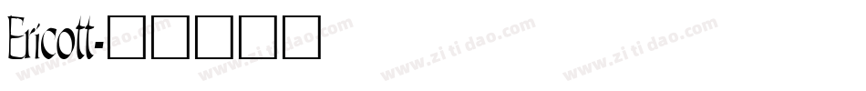 Ericott字体转换
