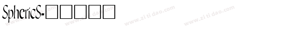 SphericS字体转换