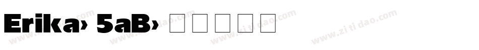 Erika-5aB字体转换