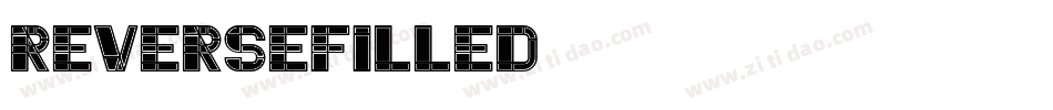 ReverseFilled字体转换