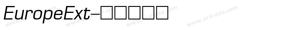 EuropeExt字体转换