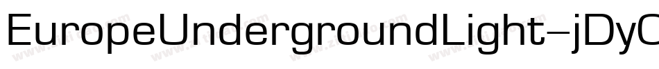 EuropeUndergroundLight-jDy0字体转换