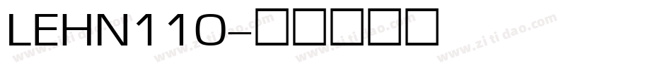 LEHN110字体转换