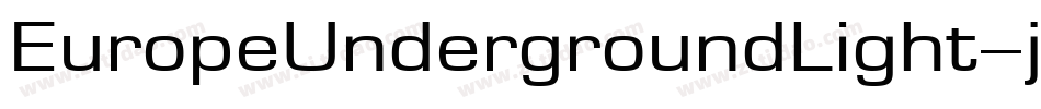 EuropeUndergroundLight-jDy0字体转换