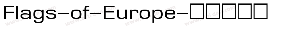 Flags-of-Europe字体转换
