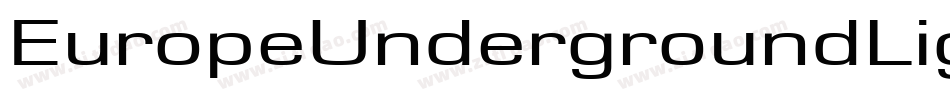 EuropeUndergroundLight-jDy0字体转换