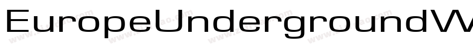 EuropeUndergroundWorn-5BRV字体转换