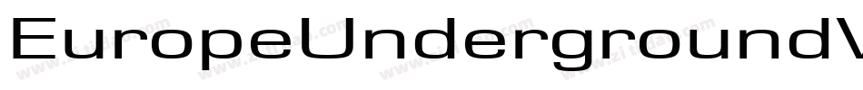 EuropeUndergroundWorn-5BRV字体转换