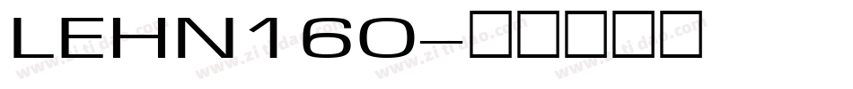 LEHN160字体转换
