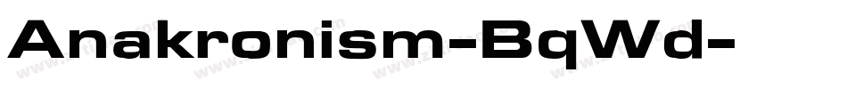 Anakronism-BqWd字体转换