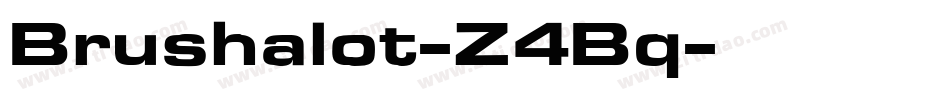 Brushalot-Z4Bq字体转换