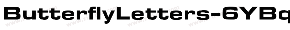ButterflyLetters-6YBq字体转换