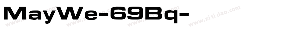 MayWe-69Bq字体转换
