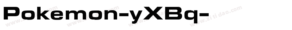 Pokemon-yXBq字体转换
