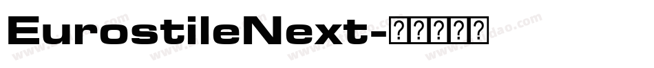EurostileNext字体转换