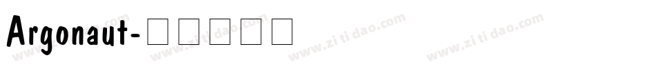 Argonaut字体转换