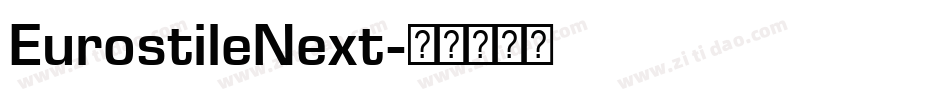 EurostileNext字体转换