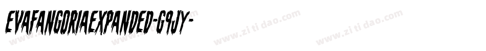 EvaFangoriaExpanded-G9jy字体转换 EvaFangoriaExpanded-G9jy字体转换