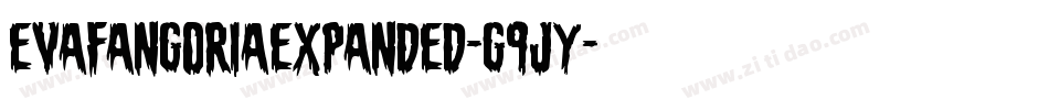 EvaFangoriaExpanded-G9jy字体转换 EvaFangoriaExpanded-G9jy字体转换